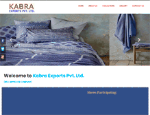 Tablet Screenshot of kabraexports.com